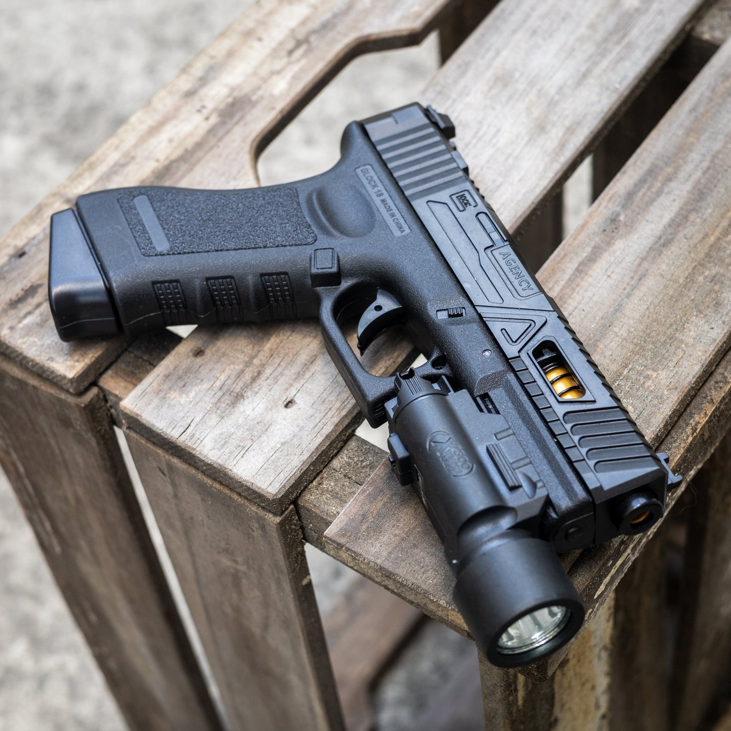 E018S - Pistol Electric cu Gel